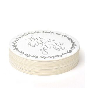 Set of 12 round coasters